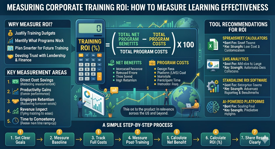 Corporate Training ROI Calculator: Measure Learning Effectiveness