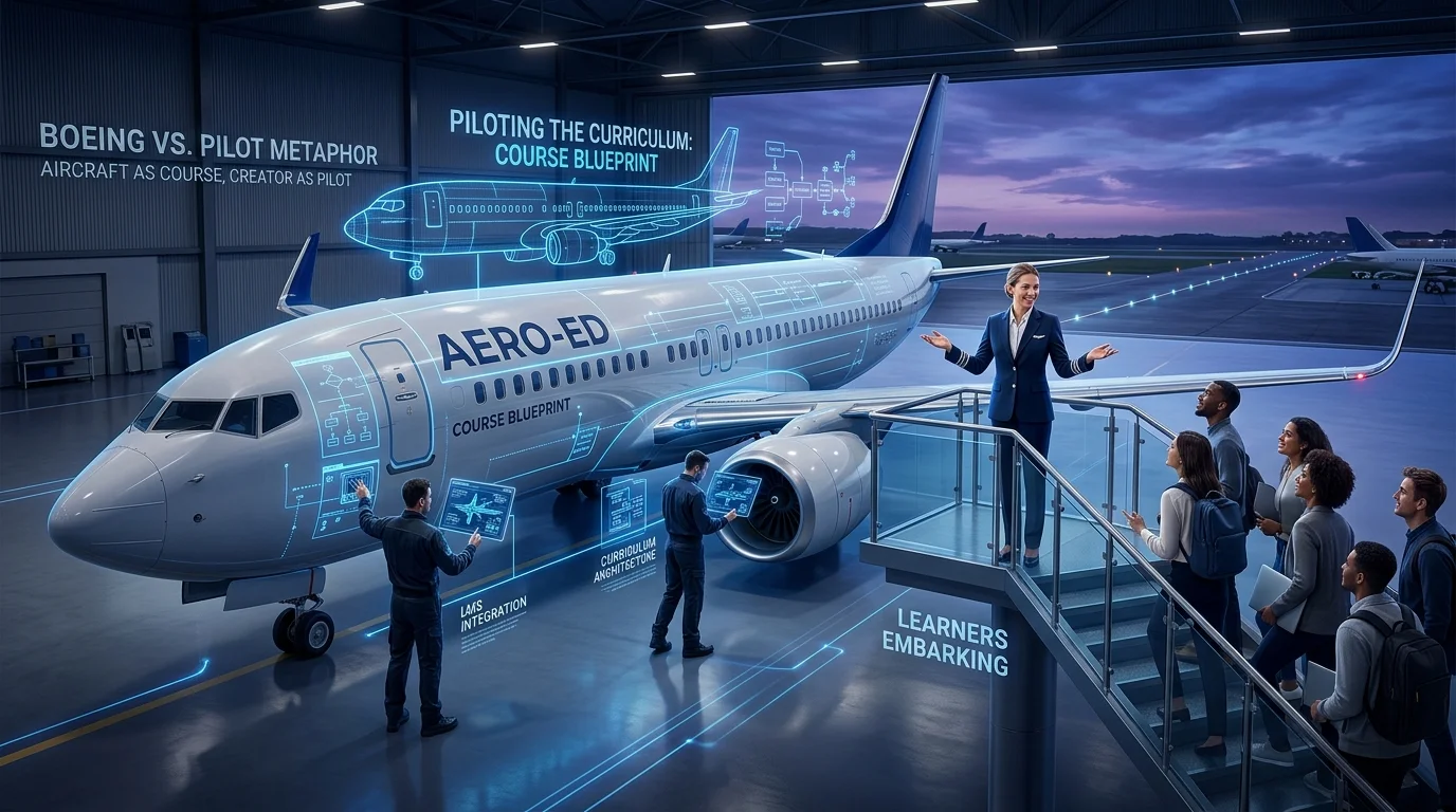 A modern commercial jet airliner on a hangar runway being prepared by engineers while passengers and pilots embark