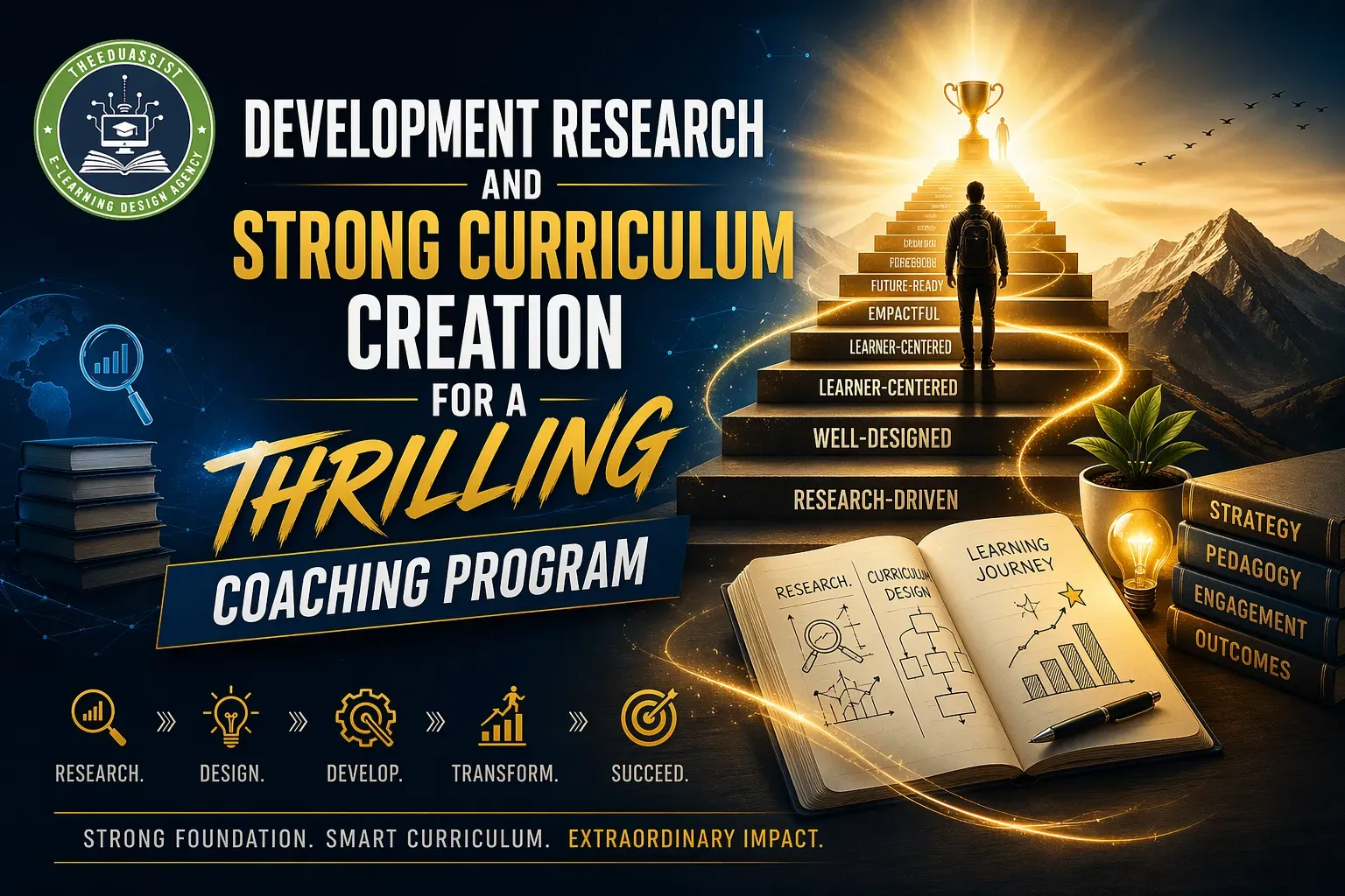 Research-driven curriculum design for learner-centered coaching programs – future-ready frameworks for extraordinary engagement and impact.