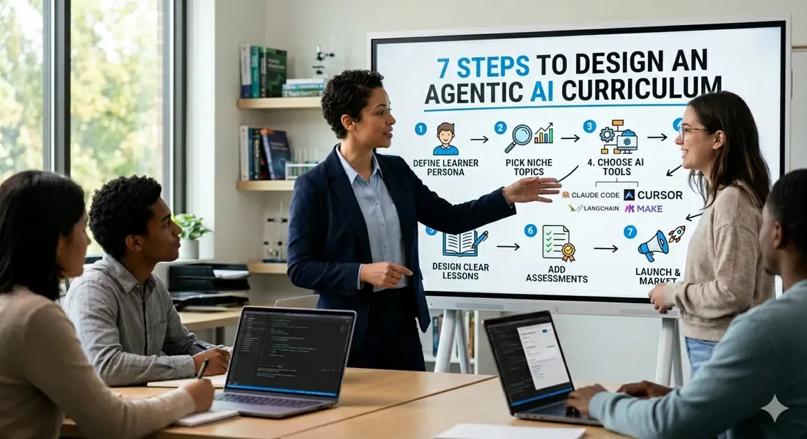 7 steps to design an agentic AI curriculum with learners and AI tools