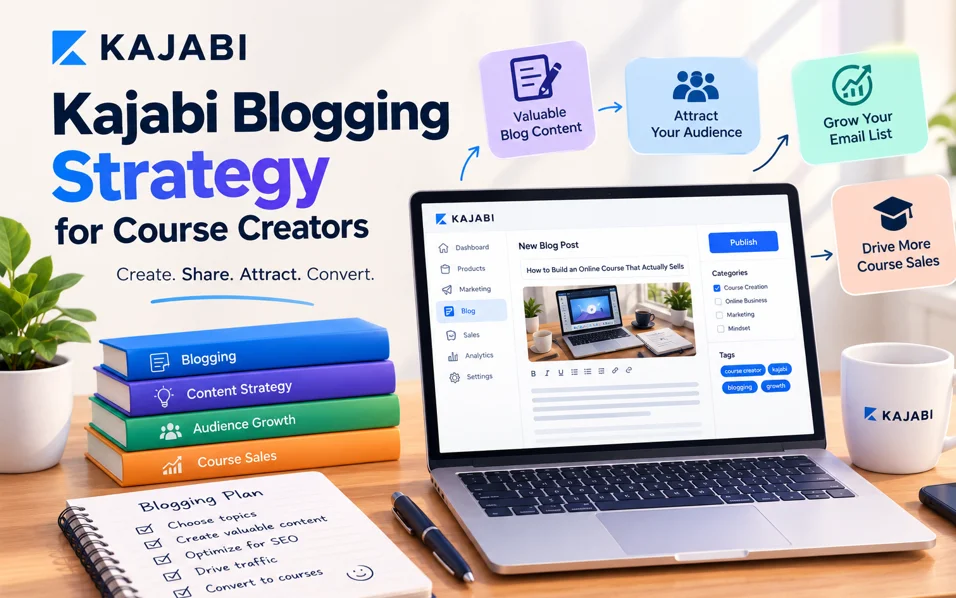 Kajabi blogging strategy for course creators