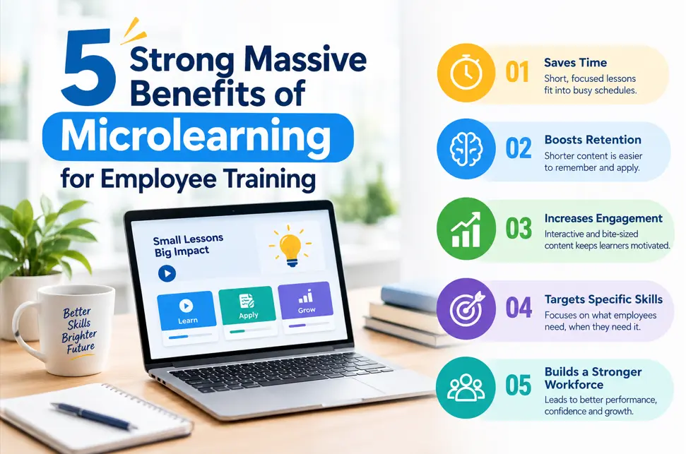 5 benefits of microlearning for employee training