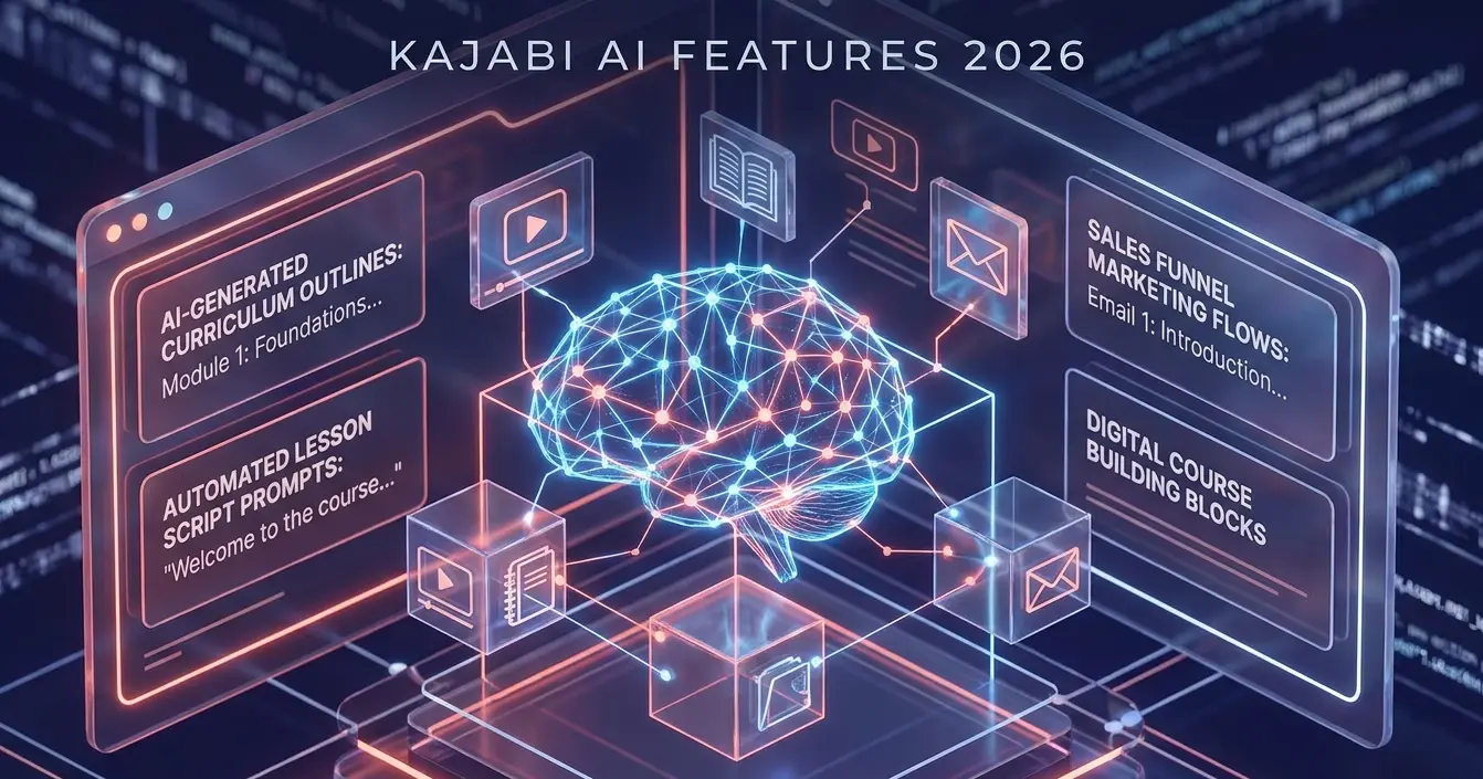 Kajabi AI Features in 2026: What’s New and How They Improve Course Creation illustration and implementation overview