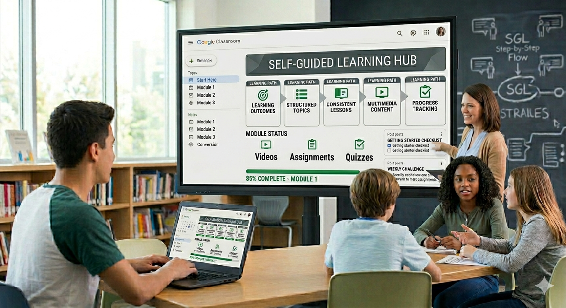 How to Create Self-Guided Learning Experiences in Google Classroom